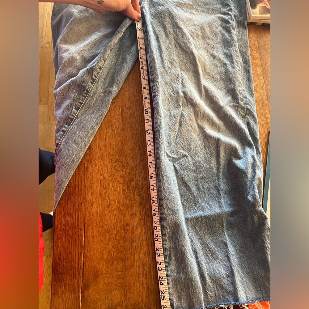 J Crew wide leg crop jeans
